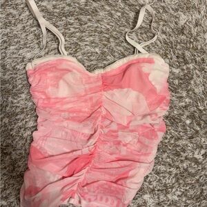 Pink edikted tank top